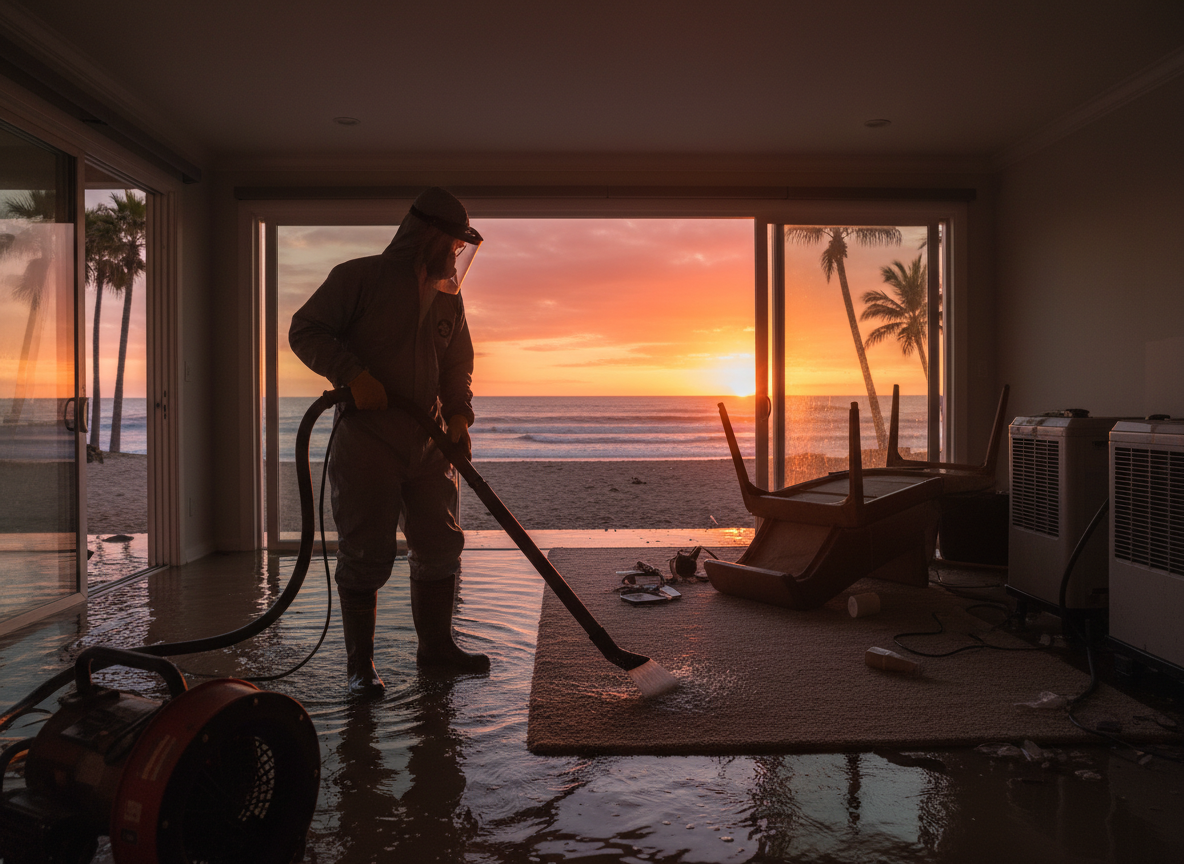 Emergency Water Cleanup in SUNSET BEACH, CA
