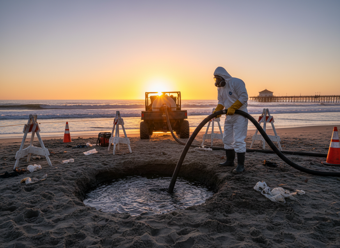 Sewage Cleanup in SUNSET BEACH, CA