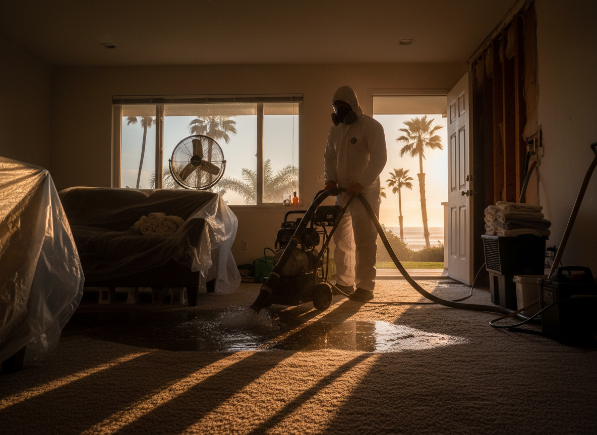 Water Damage Restoration in Long Beach